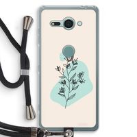 Violets are blue: Sony Xperia XZ2 Compact Transparant Hoesje met koord