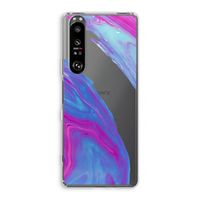 Zweverige regenboog: Sony Xperia 1 III Transparant Hoesje Zweverige regenboog: Sony Xperia 1 III Transparant Hoesje