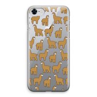 Alpacas: iPhone 8 Transparant Hoesje