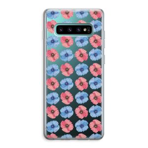 Klaproosjes: Samsung Galaxy S10 Plus Transparant Hoesje