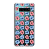 Klaproosjes: Samsung Galaxy S10 Plus Transparant Hoesje