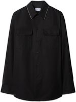 Off-White zip-edge cotton shirt - Noir - thumbnail