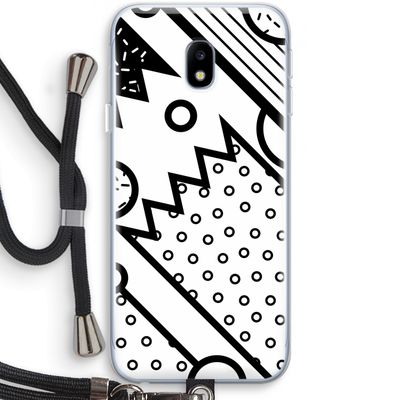 Pop Art #4: Samsung Galaxy J3 (2017) Transparant Hoesje met koord