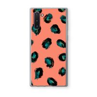 Pink Cheetah: Samsung Galaxy Note 10 Transparant Hoesje