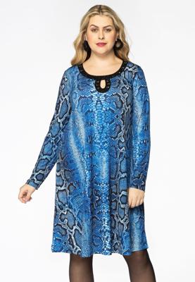 Yoek Jurk A-lijn | Blauw | Maat 38/40