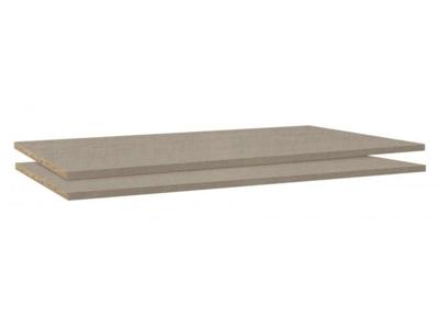 Legplank SLIDO 87 cm natuurlijke linnen (lot van 2)