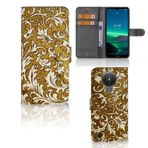 Wallet Case Nokia 1.4 Barok Goud