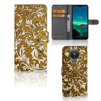 Wallet Case Nokia 1.4 Barok Goud - thumbnail