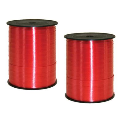 Cadeaulint - 2x - rood - 5 mm x 500 meter - sierlint - kadolint - linten