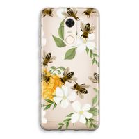 No flowers without bees: Xiaomi Redmi 5 Transparant Hoesje