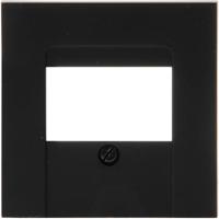 Kopp HK07 PURE mat zwart afdekplaat USB - 4624570