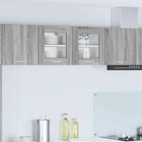 Hangkast Riga 2 pcs Grijs Sonoma 40 x 31 x 40 cm Bewerkt hout Hangkast Riga 2 pcs Grijs Sonoma 40 x 31 x 40 cm Bewerkt hout