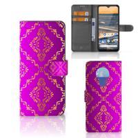 Wallet Case Nokia 5.3 Barok Roze Wallet Case Nokia 5.3 Barok Roze