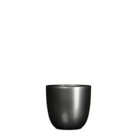 Bloempot Pot rond es/10.5 tusca 11 x 12 cm antraciet Mica - Mica Decorations - thumbnail