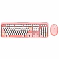 Toetsenbord en muis Mobility Lab Pure Color Rose Azerty Frans