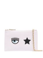 Chiara Ferragni pochette à motifs appliqués - Rose