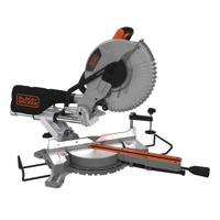 BLACK+DECKER BES710 2100W 254mm Afkort- en verstekzaag | 1x Zaagblad 48 hardmetalen tanden | Stofzak - BES710-QS