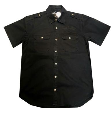 Jack Daniels No 7 Worker Shirt Denim Black-L