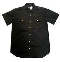 Jack Daniels No 7 Worker Shirt Denim Black-L