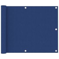 VidaXL Balkonscherm 75x500 cm oxford stof blauw