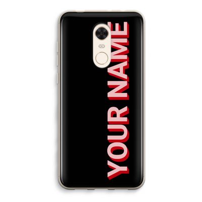 Namecase: Xiaomi Redmi 5 Transparant Hoesje