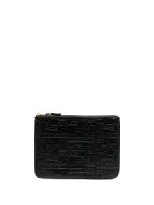 Comme Des Garçons Wallet pochette à logo embossé - Noir