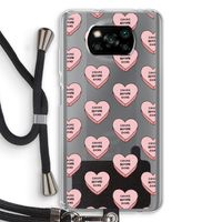 Chicks before dicks: Xiaomi Poco X3 Pro Transparant Hoesje met koord