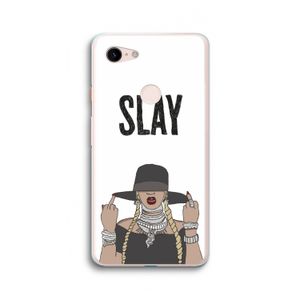 Slay All Day: Google Pixel 3 XL Transparant Hoesje