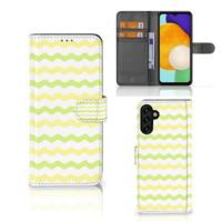 Samsung Galaxy A04s | Samsung Galaxy A13 5G | Telefoon Hoesje | Waves Yellow Samsung Galaxy A04s | Samsung Galaxy A13 5G | Telefoon Hoesje | Waves Yellow