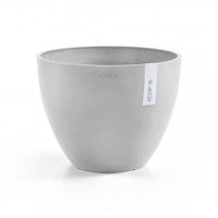 Ecopots Antwerp kunststof bloempot Wit/Grijs - Ø 48 cm