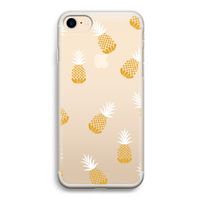 Ananasjes: iPhone 7 Transparant Hoesje