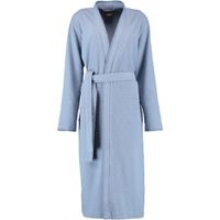 Cawö Cawö 812 Dames kimono badjas - sky-11 48/50
