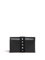 Marni portefeuille pliant à bride logo - Noir