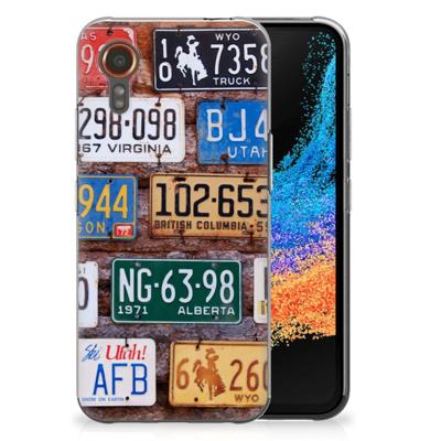 Samsung Galaxy Xcover 7 | Siliconen hoesje | met foto Kentekenplaten