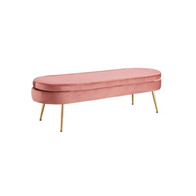 Poef Chanelle Roze 142 cm