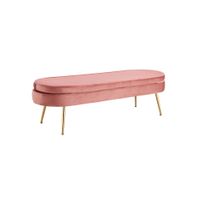Poef Chanelle Roze 142 cm