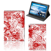 Tablettasje Lenovo Tablet M10 Angel Skull Rood