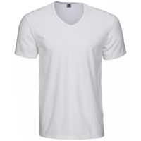 Dovre Organic Cotton V-Neck T-shirt - thumbnail