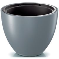 Prosperplast Plantenpot/bloempot Sevilla - buiten/binnen - kunststof - lichtgrijs - D30 x H23 cm   -