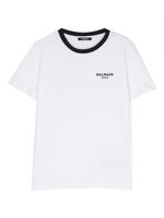 Balmain Kids t-shirt en coton à logo brodé - Blanc - thumbnail