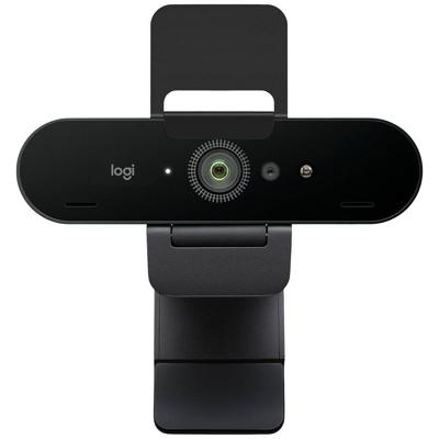 Logitech Brio 4K Stream Edition 4K-webcam 3840 x 2160 Pixel, 1920 x 1080 Pixel, 1280 x 720 Pixel Klemhouder, Voor Windows Hello