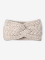 Haarband voor meisjes van gevlochten tricot ecru Haarband voor meisjes van gevlochten tricot ecru