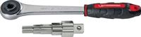 Rothenberger stapsleutelset | maat 3 1 inch | aandrijfvierkant 1/2 inch | met ratel | 1 stuk - 73297 - 73297