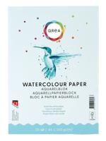 Aquarelblok qrea a5 20vel 200gr gelijmd | 60 stuks