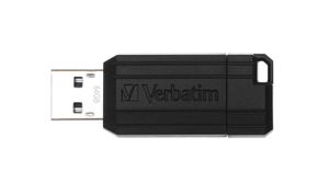 Verbatim PinStripe USB 2.0 stick, 64 GB, zwart