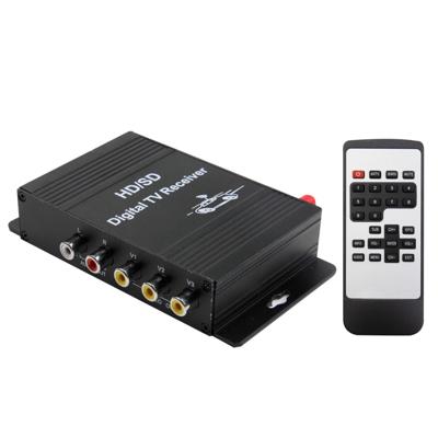 High Speed ISDB-T Mobiele Digitale TV Receiver voor in auto, geschikt voor Brazil / Peru / Chile etc. Zuid Amerikaanse Markt(zwart)