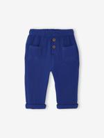 Broek baby jongen katoenen gaas marineblauw