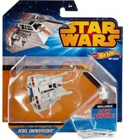 Mattel Star wars hotwheels rebel snowspeeder ruimteschip