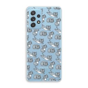 Poezen: Samsung Galaxy A73 Transparant Hoesje