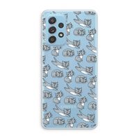 Poezen: Samsung Galaxy A73 Transparant Hoesje